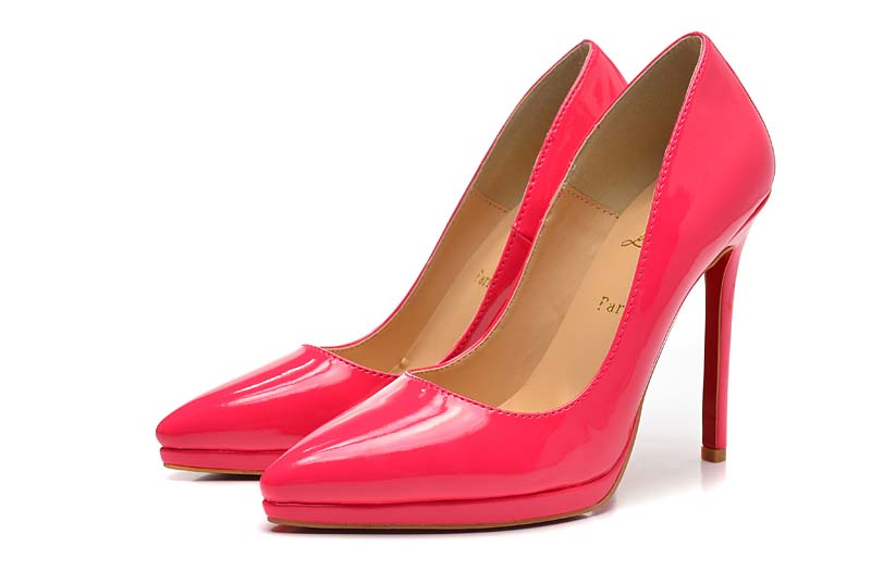 Christian Louboutin 12cm Rose A Des Chaussures